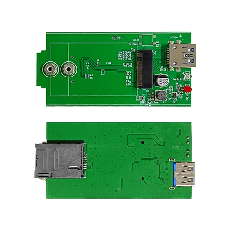 USB3.0 to M.2 Adapter Board M.2 B-key to TYPE-C PCB board With SIM Card Slot for 4G module 42*30mm/50*30mm M.2 interface module