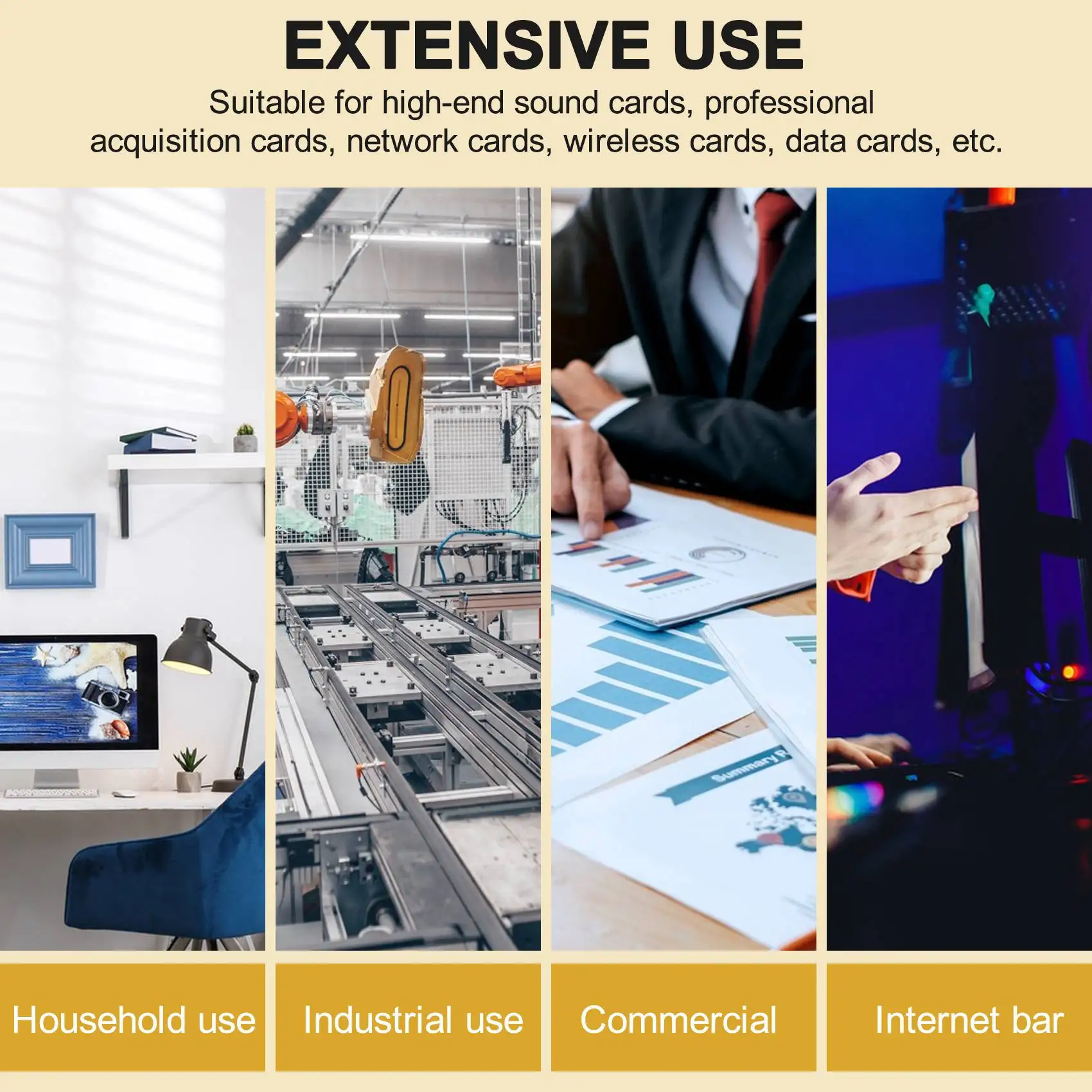 N99R PCIE X1 Kabel Riser Ganda 90 Derajat Sudut Kanan PCIe 3.0 X1 Ke X1 Kabel Ekstensi 8Gbps PCI Express 1X Kartu Riser 20Cm