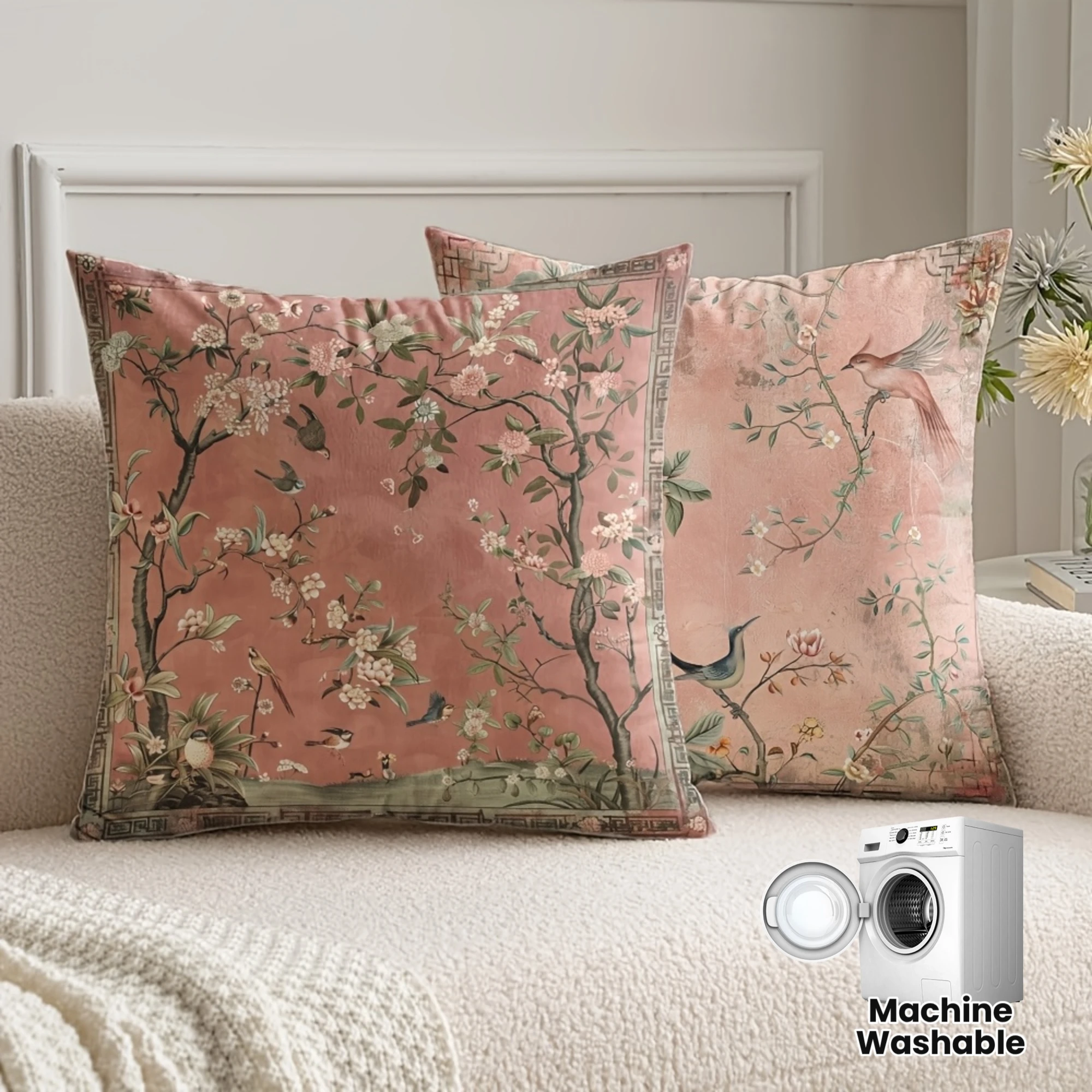 2 Buah Sarung Bantal Lempar Mo - Pillow Cover 20X20 ulasan dan harga