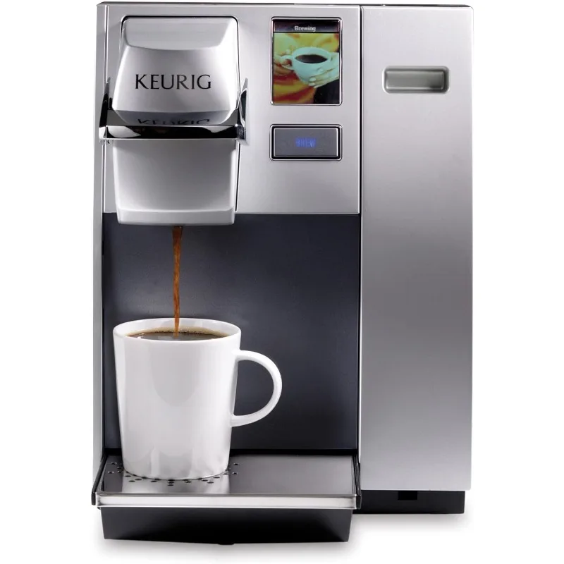 K155 Office Pro Single Cup Commercial K-Cup Pod Coffee Maker, Silver US(Origin)