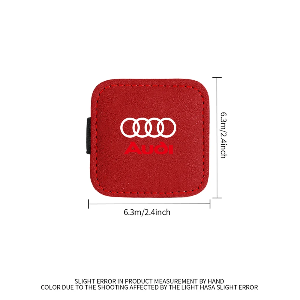 

1/2PCS Magnetic Car Seat Belt Buckle Clip Seatbelt Stopper Adjustable Relax Shoulder Neck Safety Strap Clamp for AUDI SLINE Logo