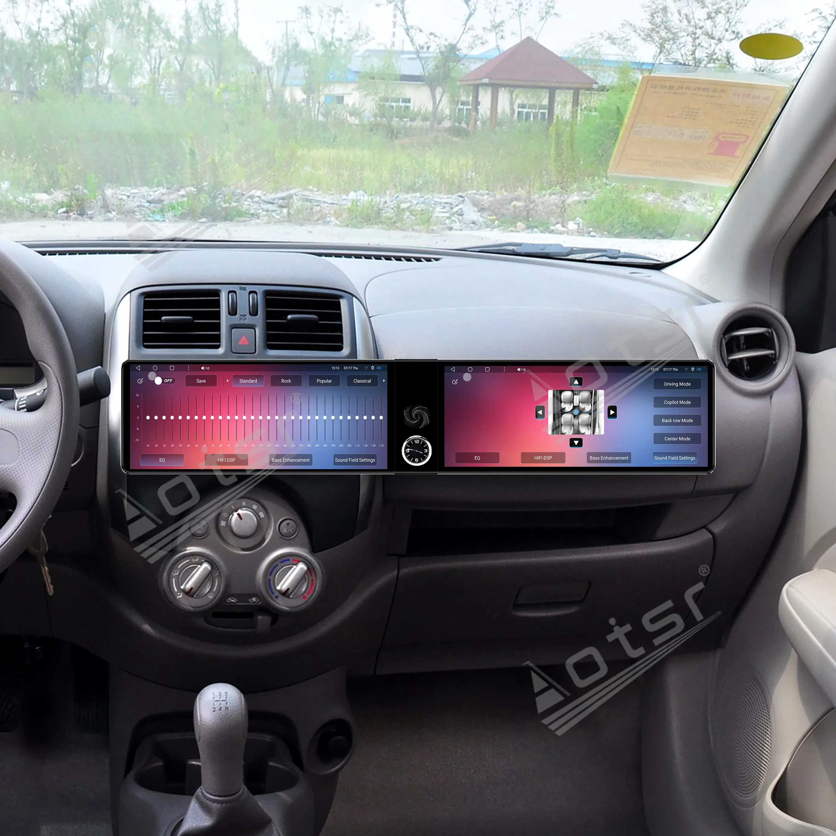 

Для Nissan Sunny 2011-2013: 12.3-дюймовый автомобильный мультимедийный центр Android 13 с двумя экранами, GPS-навигацией, Carplay и DSP
