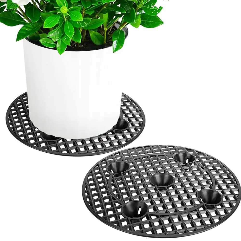 

Plant Pot Elevator Plant Pot Saucer Sturdy Plastic Flower Pot Risers for Home Garden Durable Elevator Saucers Stand for Outdoor