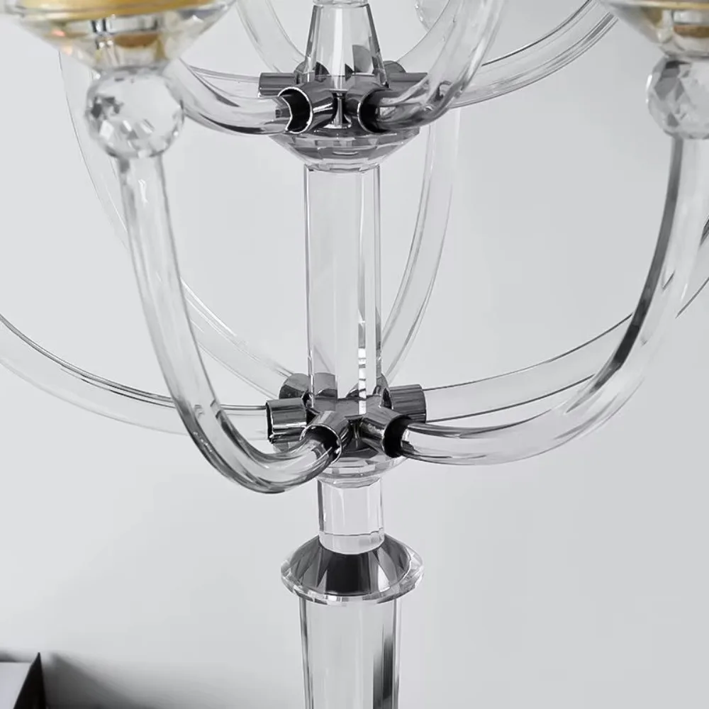 

Luxury pure crystal high quality craft hotel home decoration accessories crystal candle holder