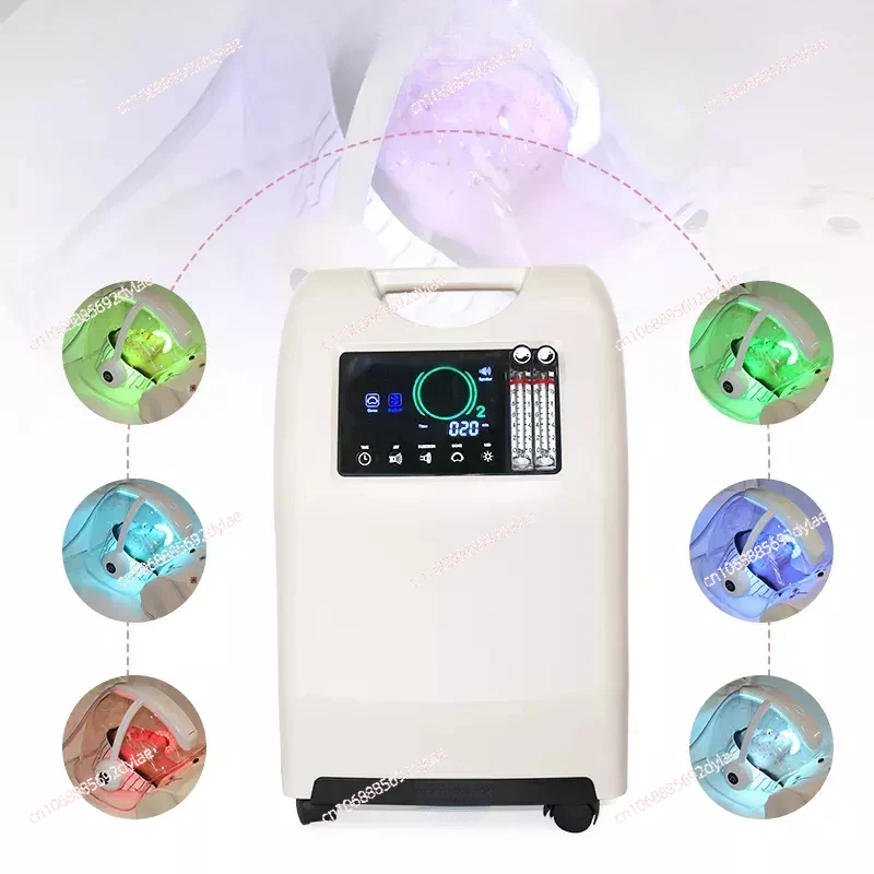 

Facial Oxygenated Machine Hyperbaric Whitening Jet Peel Oxygen Facial Machine with Led Dome