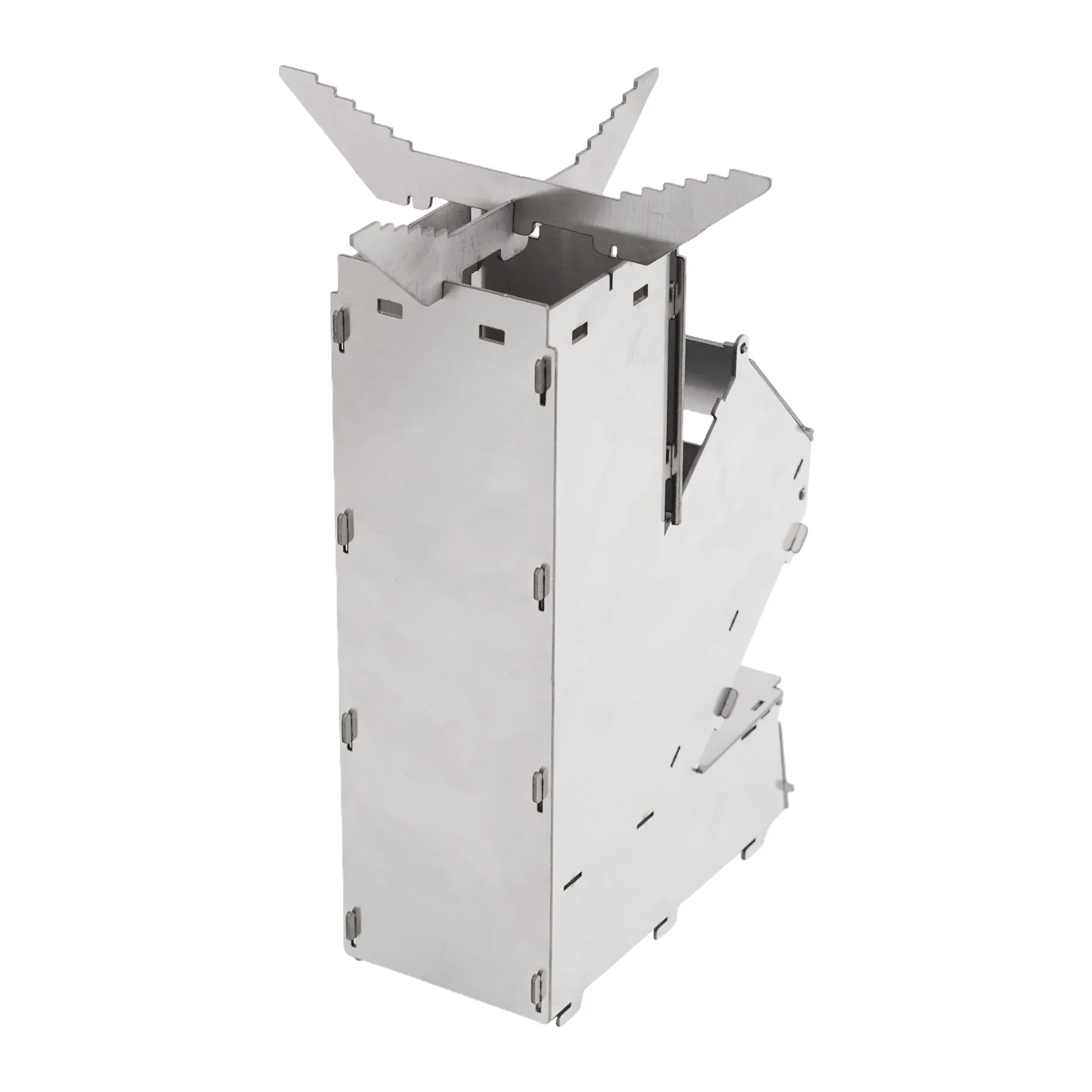 

Coal-based Materials Gas Or Other Fuels With You Wood Stove 1.2mm 18*11.5*5.5cm Easy To Assemble Stainless Steel High Quality