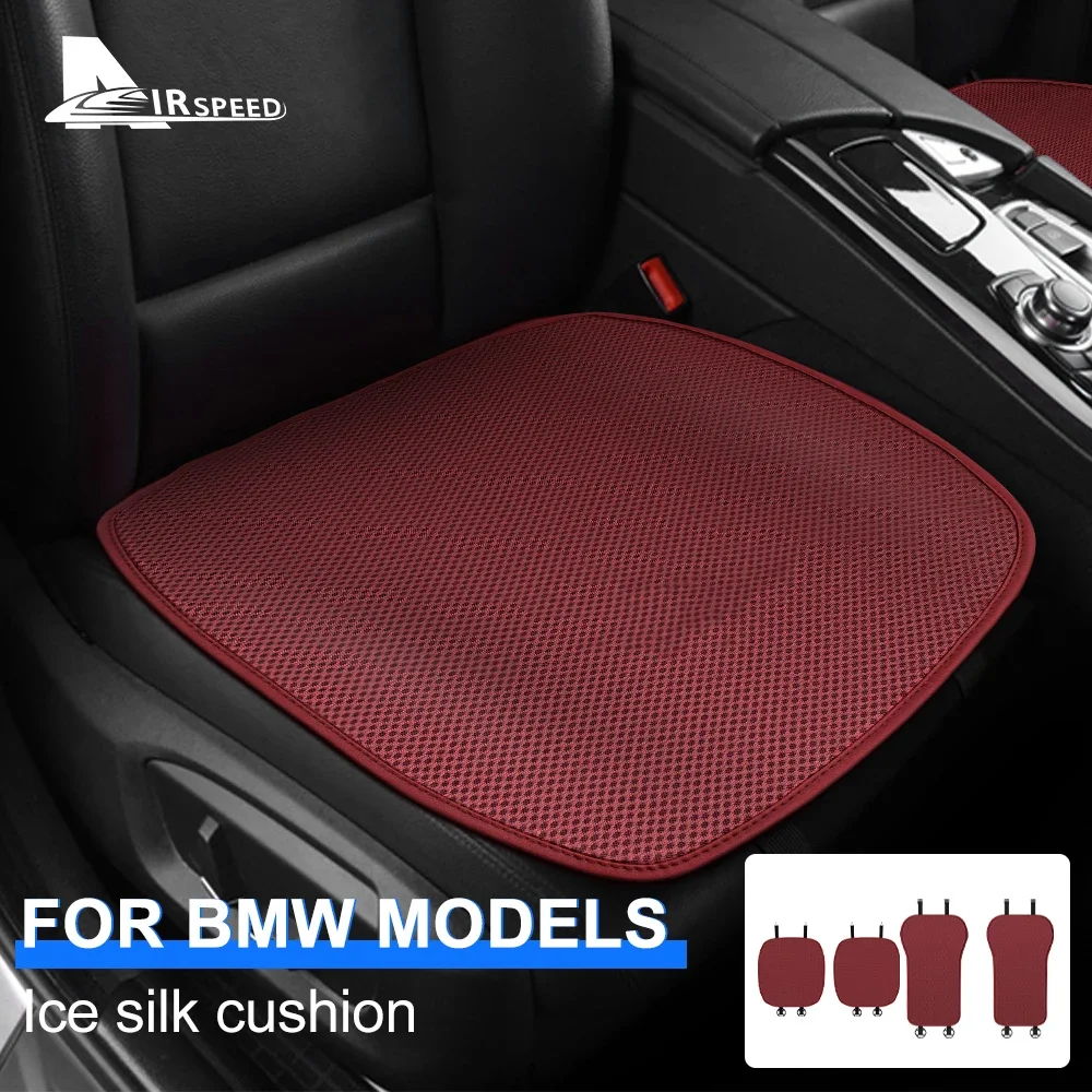 

Ice Silk Car Seat Cushion Back for BMW 1 3 5 Series X5 X6 F15 F16 F40 F30 G20 F10 G30 X1 F48 X3 G01 G05 Rear Front Seat Covers
