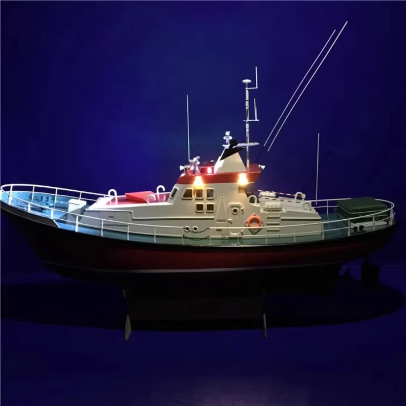 Zestaw Modelu Statku Ratownictwa Wybrzeżnego RC 1/30, Korpus z Włókna Szklanego, Model Łodzi Ratunkowej, Zestaw do Składania dla Dorosłych, Zdalnie Sterowany Statyk, Zabawka, Prezent