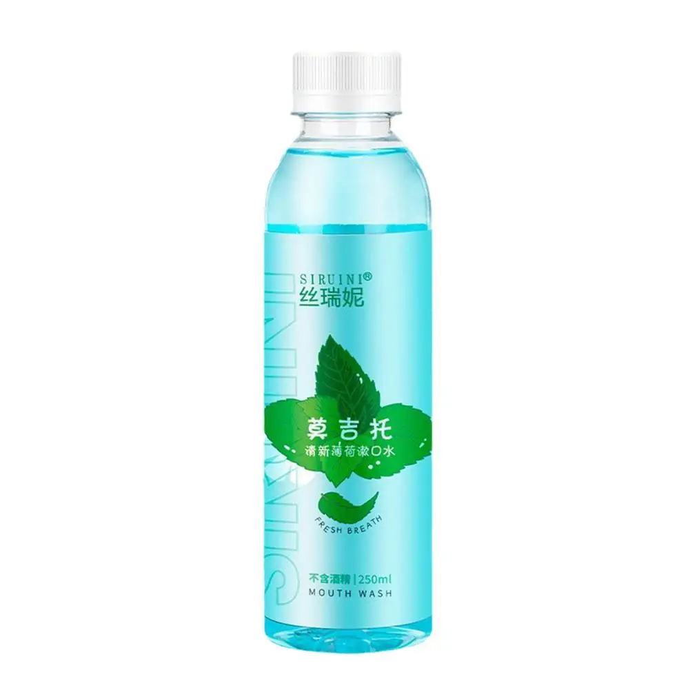 250ml Reing Mouthwash Gentle Cleansing Mint White Care Mouthwash Stain Mouth Portable Peach Removel Oral Breath Y4s4