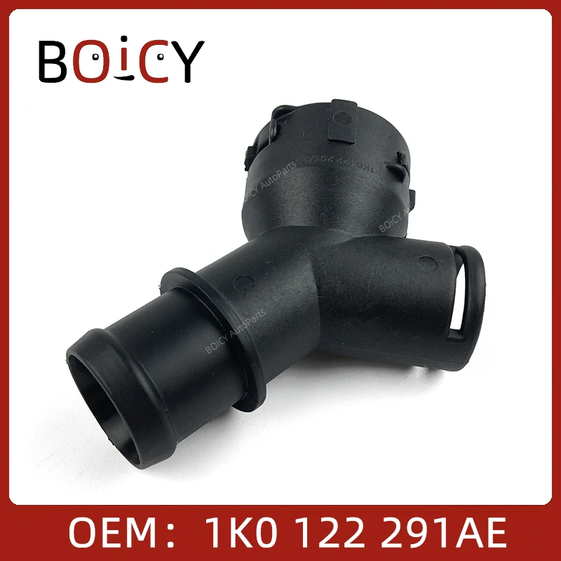 

BOICY Coolant Hose Connector Fit For Passat CC Golf Caddy Eos Jetta Touran A3 TT Octavia Altea Leon 1K0122291AE 1K0122291K