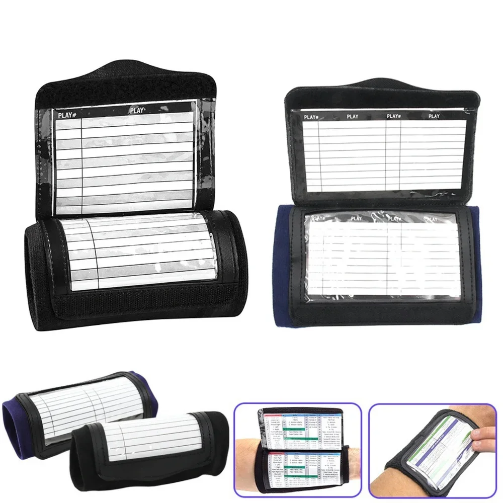 

Футбольные наручные браслеты для игроков, браслет с тактической книгой игр для квотербека, тактический напульсник для футбола