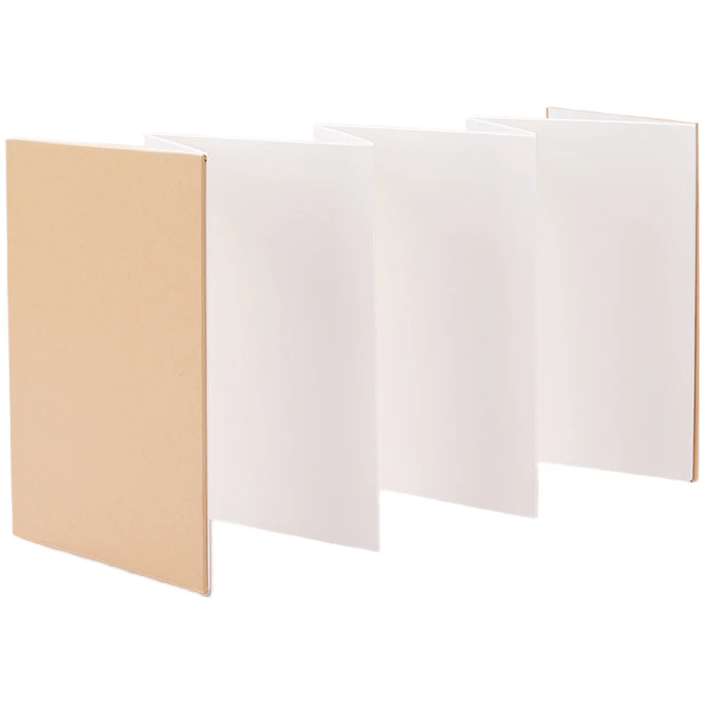 Travel Foldable Sketchbook with 300g Cotton Paper for Artistic Painting Sketching Colored Pencils and Ink Work