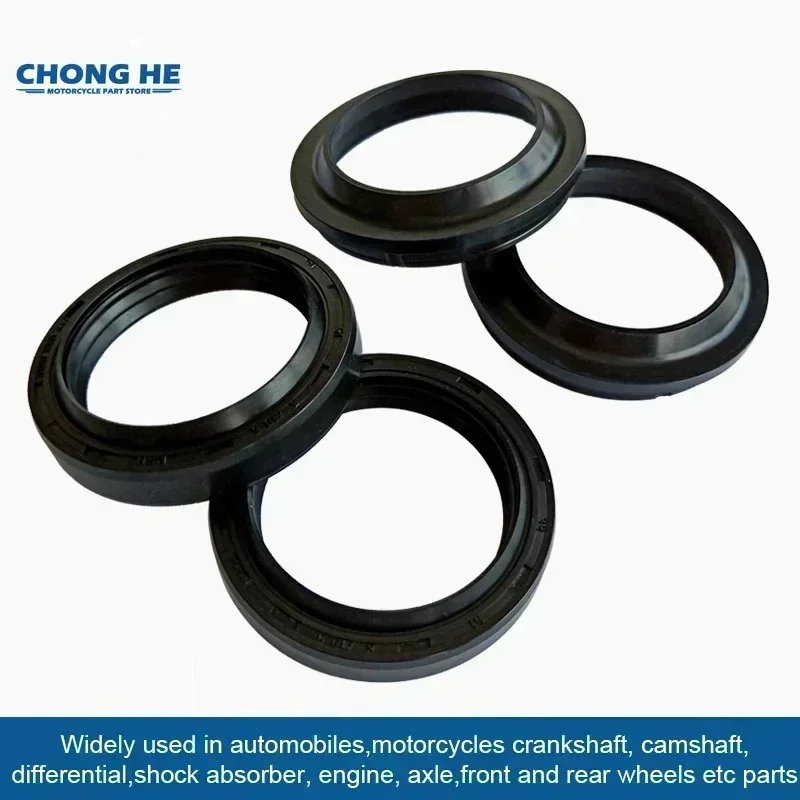 39x51x8/10.5 39*51 Front Shock Fork Damper Shaft Oil Seal Retainers 39 51 Dust Cover Lip For Suzuki DR600S RAIDER DR600 DR 600 S