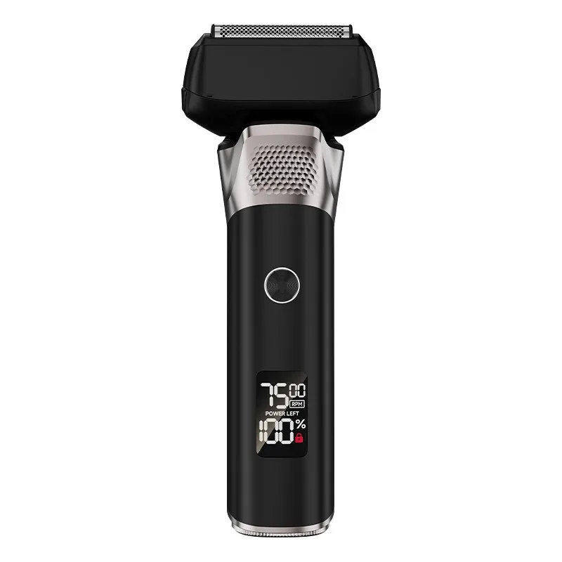 2026 Reciprocating Electric Shaver for Men, Digital Display Washable Rechargeable Beard Trimmer Shaving Razor