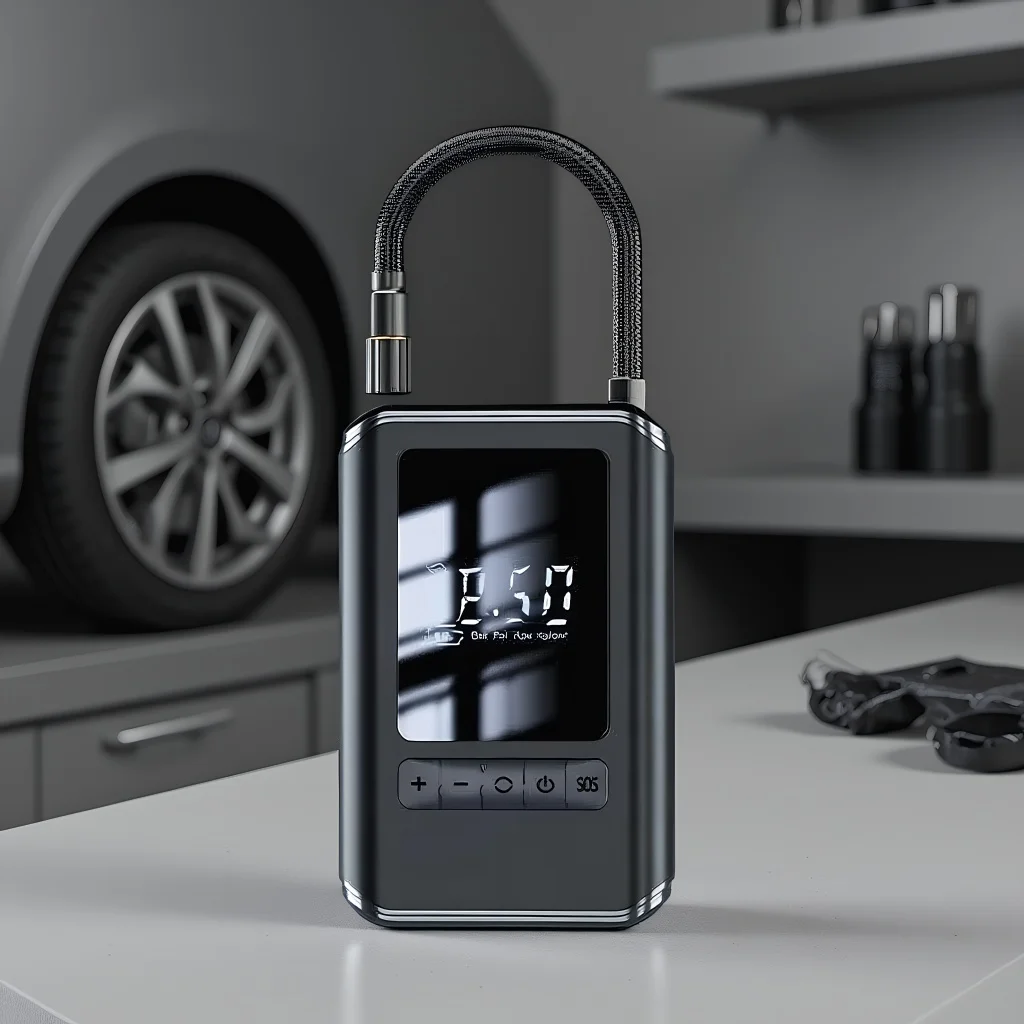 

​​4000mAh Electric Air Pump - Portable Digital Display Rechargeable with LED Light​​