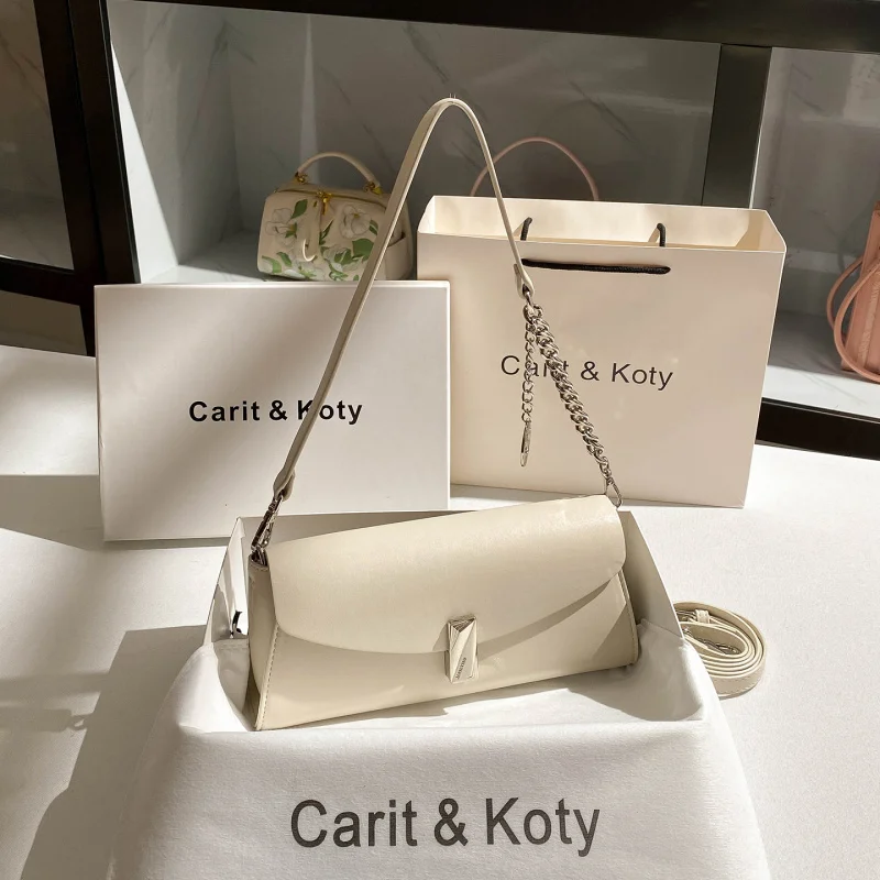 

French-style niche chain bag, autumn and winter high-end underarm bag