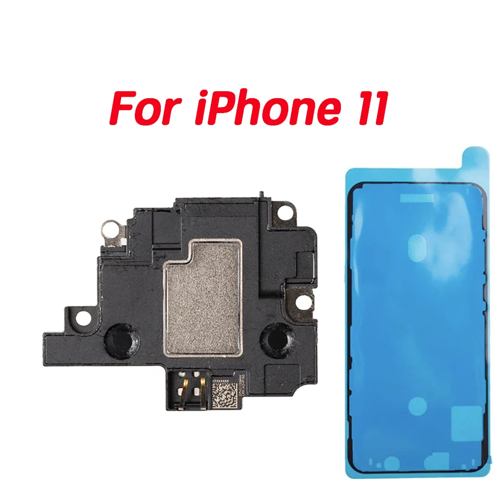 Loud Speaker For iPhone 7 8 Plus X XR XS 11 12 Mini Pro Max Bottom Ringer Buzzer Loudspeaker And Waterproof Sealing Adhesive