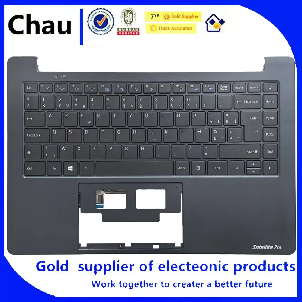 Nueva carcasa para portátil Chau Toshiba Satellite Pro C40-G C40-H C40-J CS40L CS45L, cubierta para reposamanos con teclado