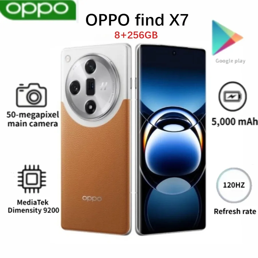 2026 Latest Model OPPO Find X7 5G 8+256GB Smartphone, Global Version,50mp pixels, large capacity 5000 battery