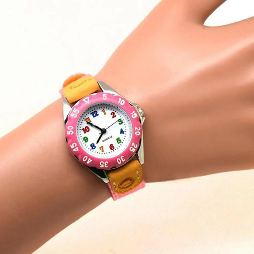 

Quartz Watch for Kids Students Wrist Watches Cartoon Child Girls Fashionable Cute Premium Material Durable Safe Precise Movement