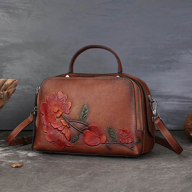 

Gamystye Hand Make Art Модные сумки на заказ Женская большая сумка Женская сумка Sac A Mains Роскошная сумка Boston из натуральной кожи Университет