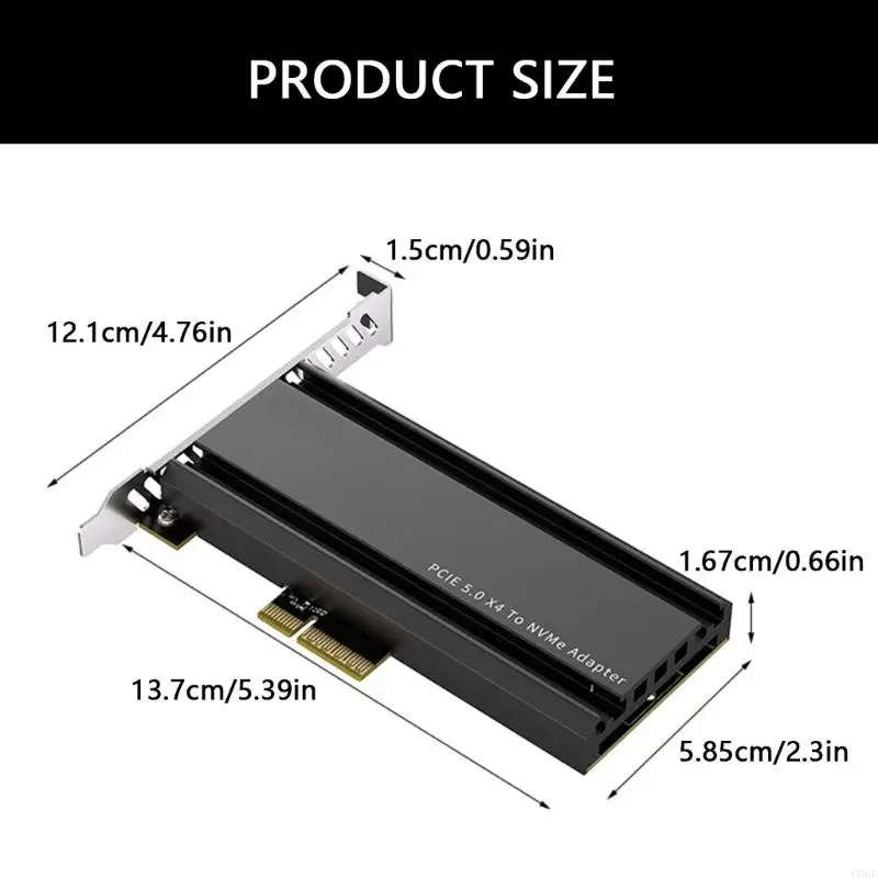 Tarjeta C90F PCIe5.0 a NVME2.0 para juegos Procesamiento datos capacidad