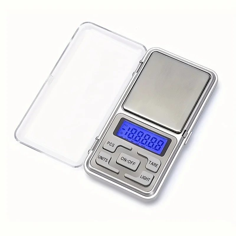 ميزان المجوهرات الإلكتروني، شاشة LCD، مع أزرار تشغيل/إيقاف وإضاءة الفارغة، دقة 200G/0.01G، مناسبة للاستخدام المكتبي والسفر (البطارية غير متضمنة) #1