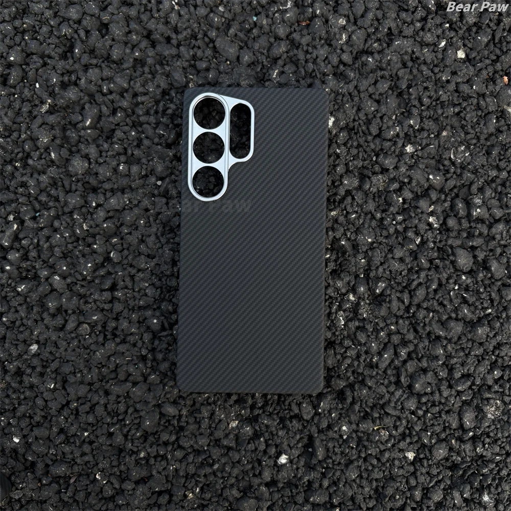 

Ультратонкий магнитный чехол из углеродного волокна для Samsung Galaxy S25 Edge MagSafe, арамидные чехлы из углеродного волокна для S25 Edge Carbon Cover