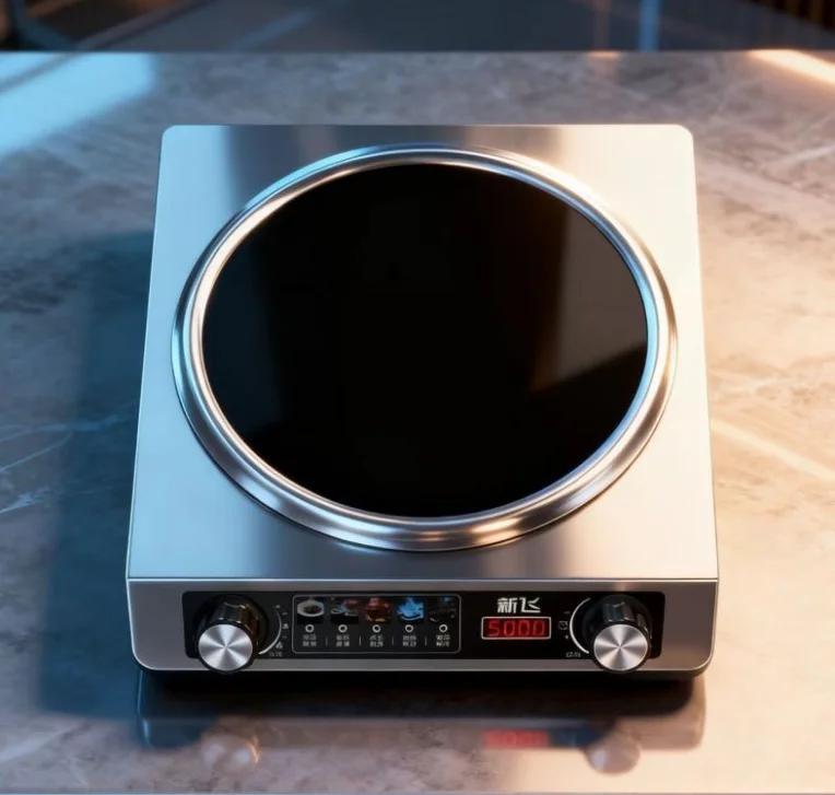 5000W high-power induction cooker household and commercial energy-saving stir-frying hot pot cooking fire concave stove