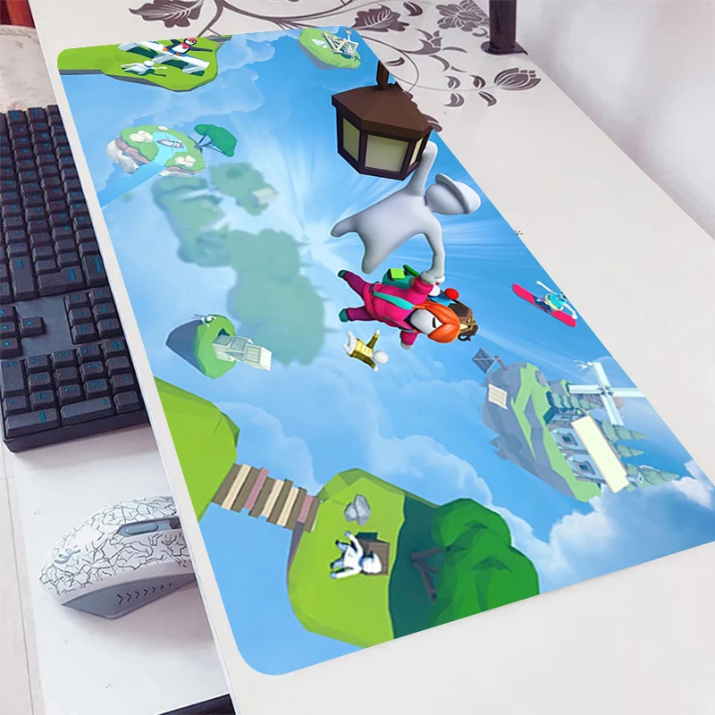 Alfombrilla Gaming Accessories Non-slip Mouse Pad Large Mausepad Human Fall Flat Pc Gamer Tapis De Souris Deskmat Computer Mat