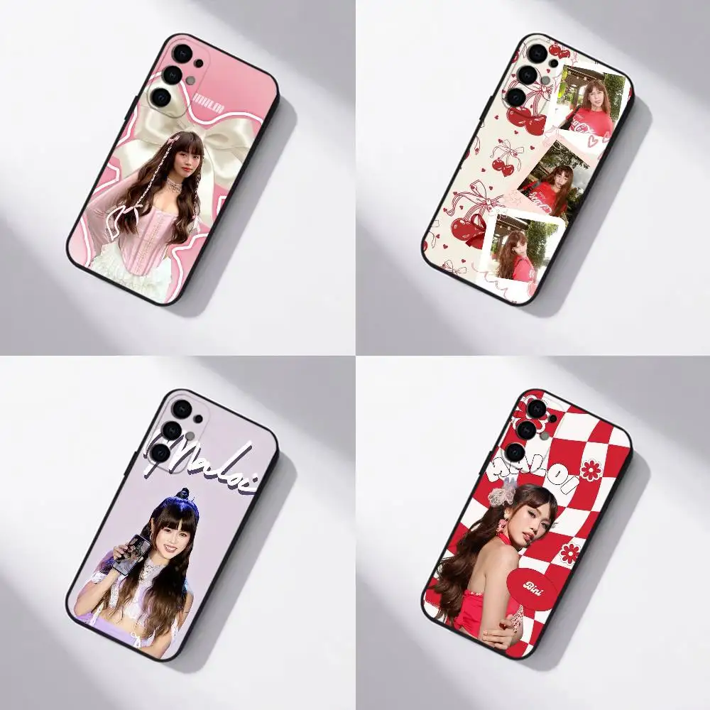 B-BINI M-MALOI  Phone Case Black Silicone Soft For Samsung S25,S24,S21,S22,S23,S30,Ultra,S20,Plus,Fe,Lite