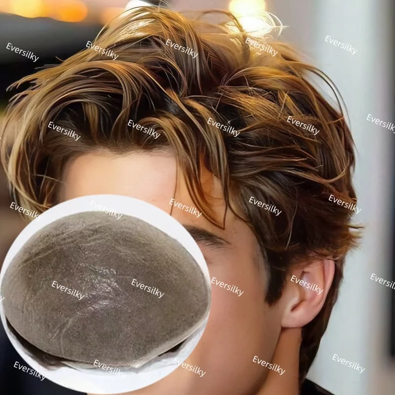 بني أشقر أسود رمادي أبيض # 18 # 22R # 1ب # 1B40 V-Loop كامل رقيقة الجلد pu قاعدة الرجال الشعر المستعار 100% الأوروبي الإنسان الذكور الشعر الاصطناعي