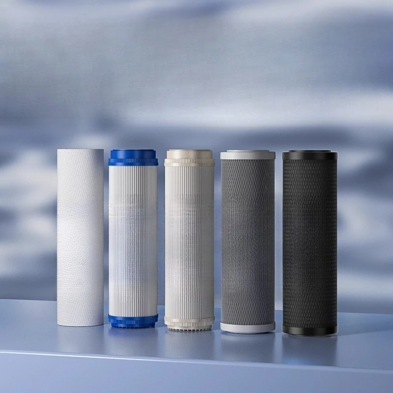 Pre-three-stage filter tap water big white transparent bottle 10-inch kitchen water purifier filter bottle household