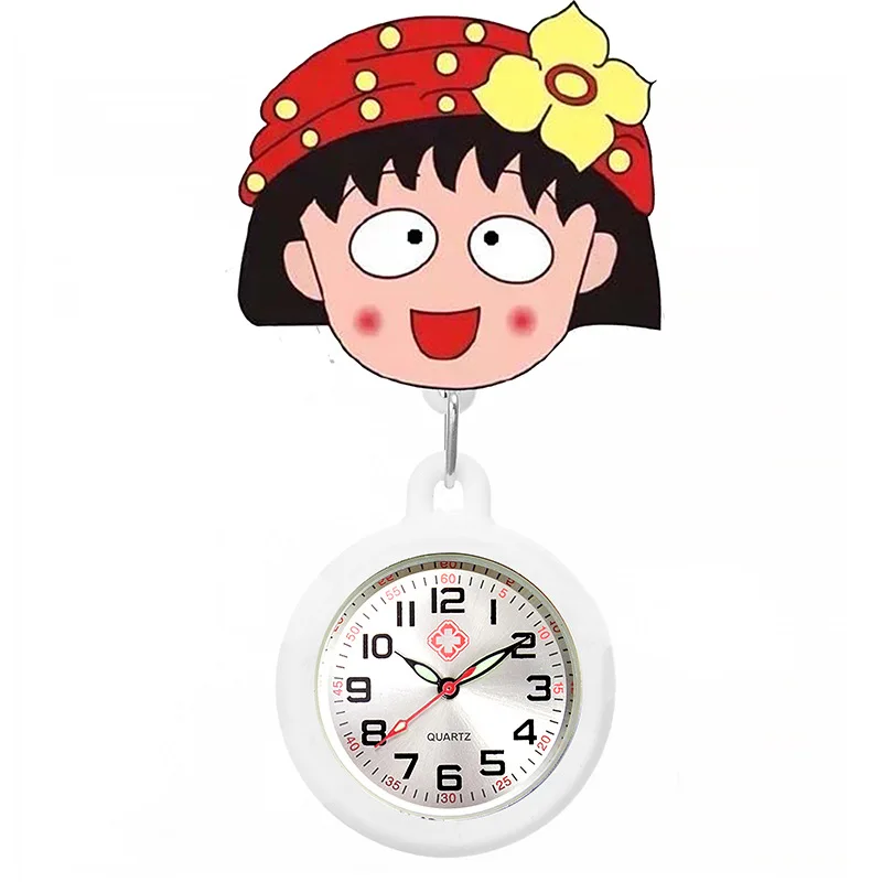 Huabai-reloj de bolsillo para enfermera, accesorio médico de dibujos animados, elástico, bonito, para examen de estudiante, nuevo