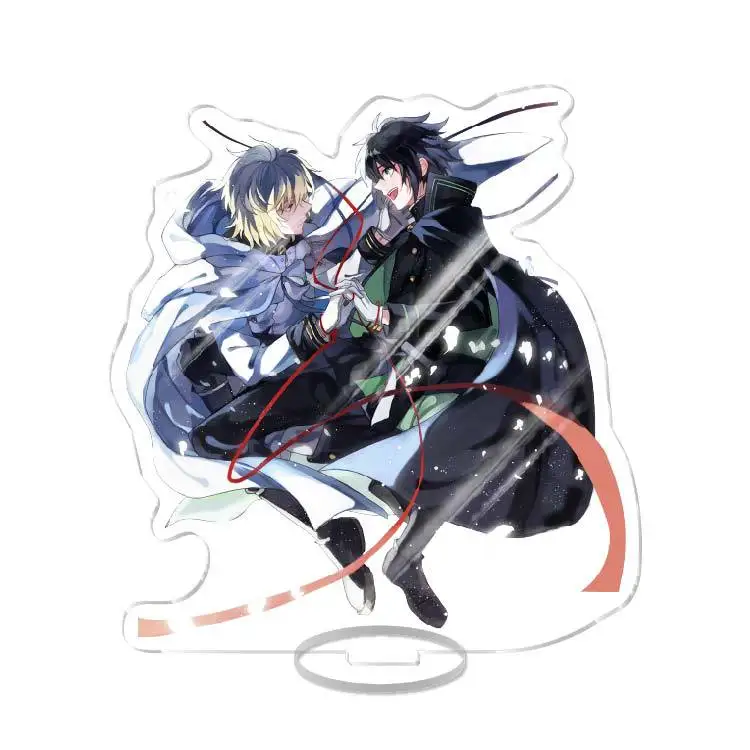 Anime Seraph of the End Yuichiro Hyakuya Shinoa Hiiragi Shiho Kimizuki Acrylic Stand Model Desktop Ornaments Collection Gifts