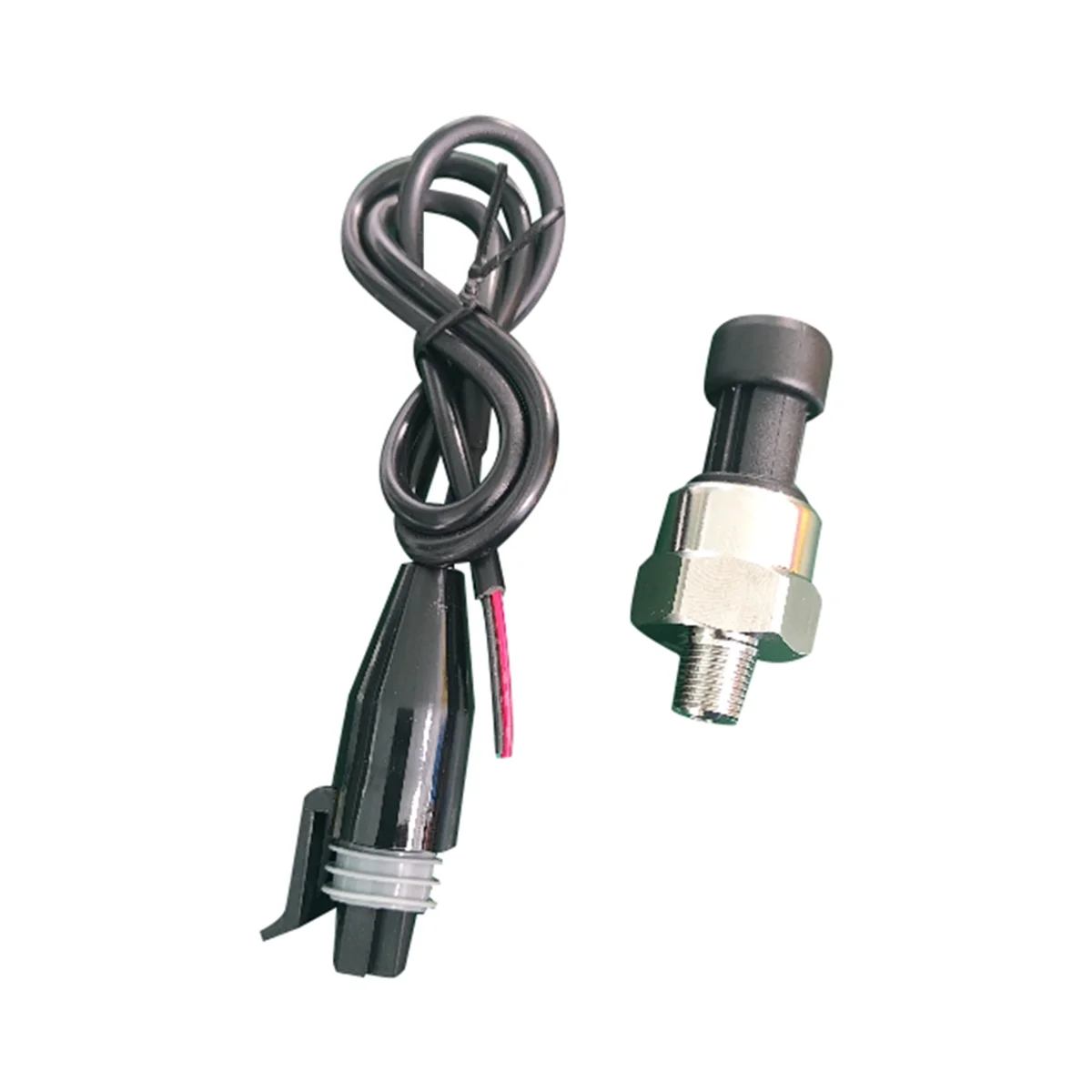 Pressure Sensor, Ceramic Chip Pressure Transmitter, 1/8Inch NPT Thread Pressure Sensor, for Oil, Fuel, Air 100 PSI