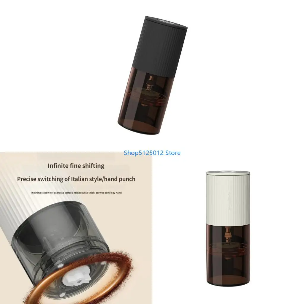 G8TC Electric Coffee Mill With Adjustable Ceramic Mechanism For French Press To Espresso Portable USB Rechargeable Design