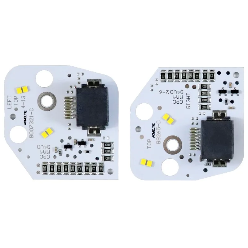 

For Seat Leon 2013 2014 2015 DRL LED Boards Headlight Daytime Running Light Chip Module 5F0941475 5F0941476 Yellow Angel Eye