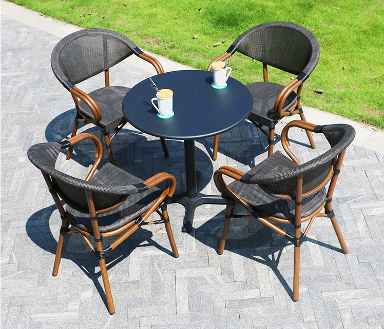 New Style Outdoor Garden Furniture Rattan Dining Chair Wholesale Outdoor Furniture Rattan Chair Rattan Armchair