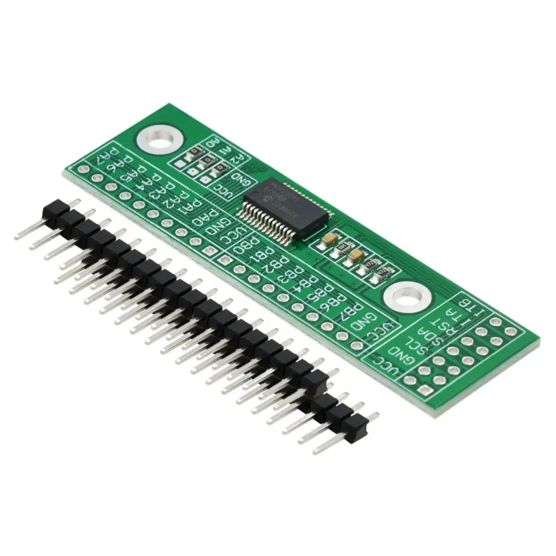MCP23017 I2C Interface 16bit I/O Extension Module Pin Board IIC to GIPO Converter 25mA1 Drive Power Supply for Arduino and C51