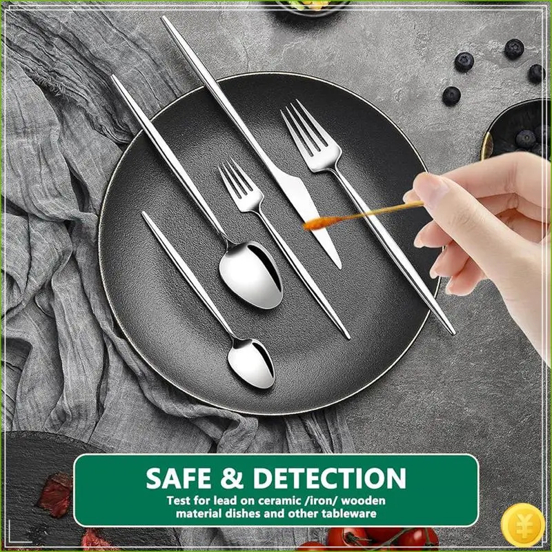 Lead Test Swabs, Instant Lead Test Kit For All Painted Surfaces,Ceramics, Dishes, Metal, Wood, Lead Testing Strips