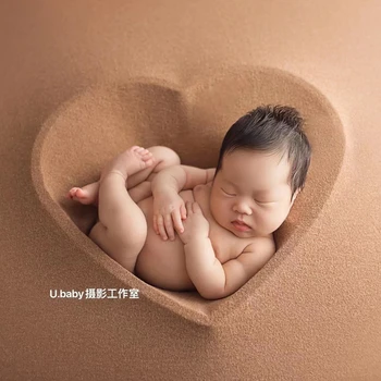 Accesorios de fotografía de algodón para recién nacido, manta suave, fondo elástico para estudio fotográfico, tela de PUF