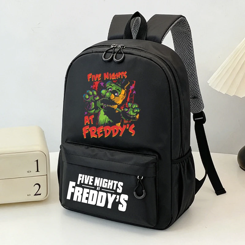

Five Nights At Freddys Backpacks Anime FNAF Large Capacity Schoolbags Cartoon Boys Girls Fashion Shoulders Bags Birthday Gift
