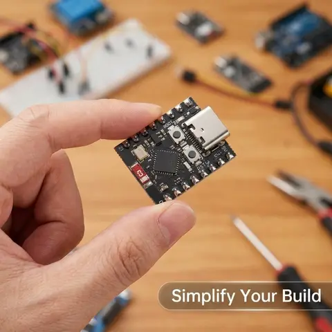 ESP32-C3 Supermini Development Board 4MB Flash Core Board Type-C Interface IoT Wireless MCU Module for Arduino Programming