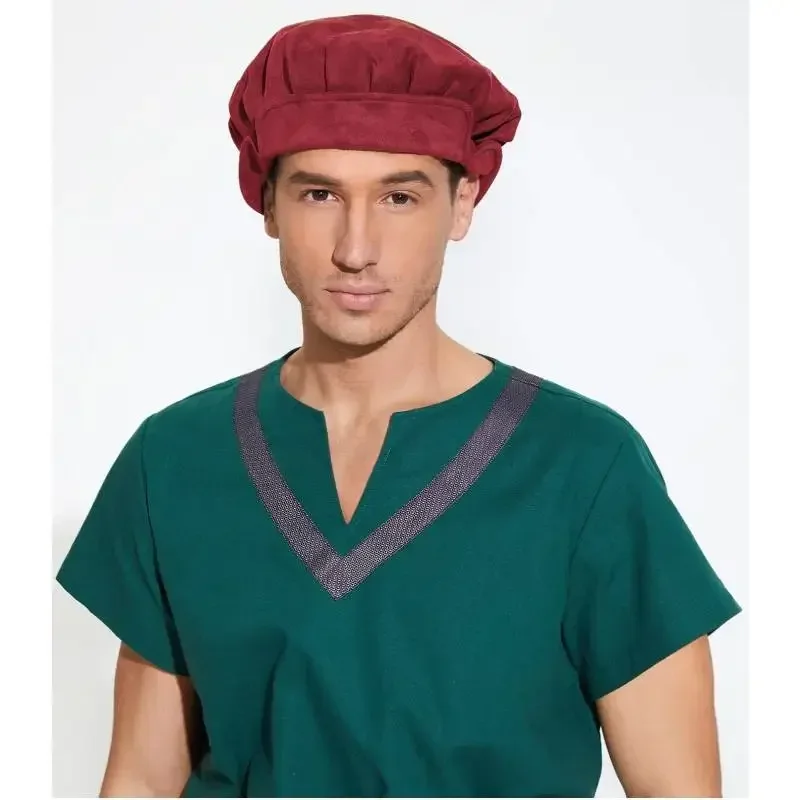 2024 new solid casual berets for men women cotton blend vintage medieval hat Renaissance cap spring autumn winter ladies Ber MN1