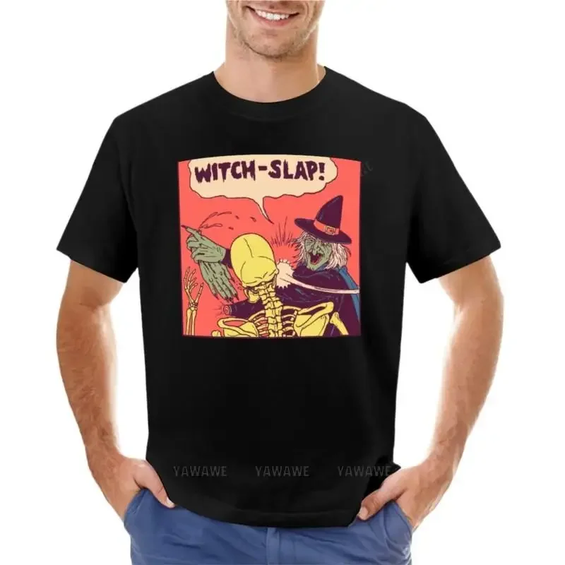 Witch-Slap T-Shirt oversized t shirts Short t-shirt sports fan t-shirts tops black t shirts for men