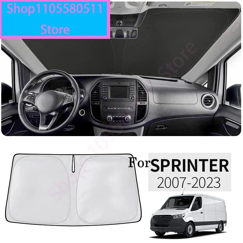 For Mercedes Benz Sprinter 2007-2023 Car Nano-Insulat Windshield Sunshade Front Window Sun Shade Visor Auto Interior Accessories