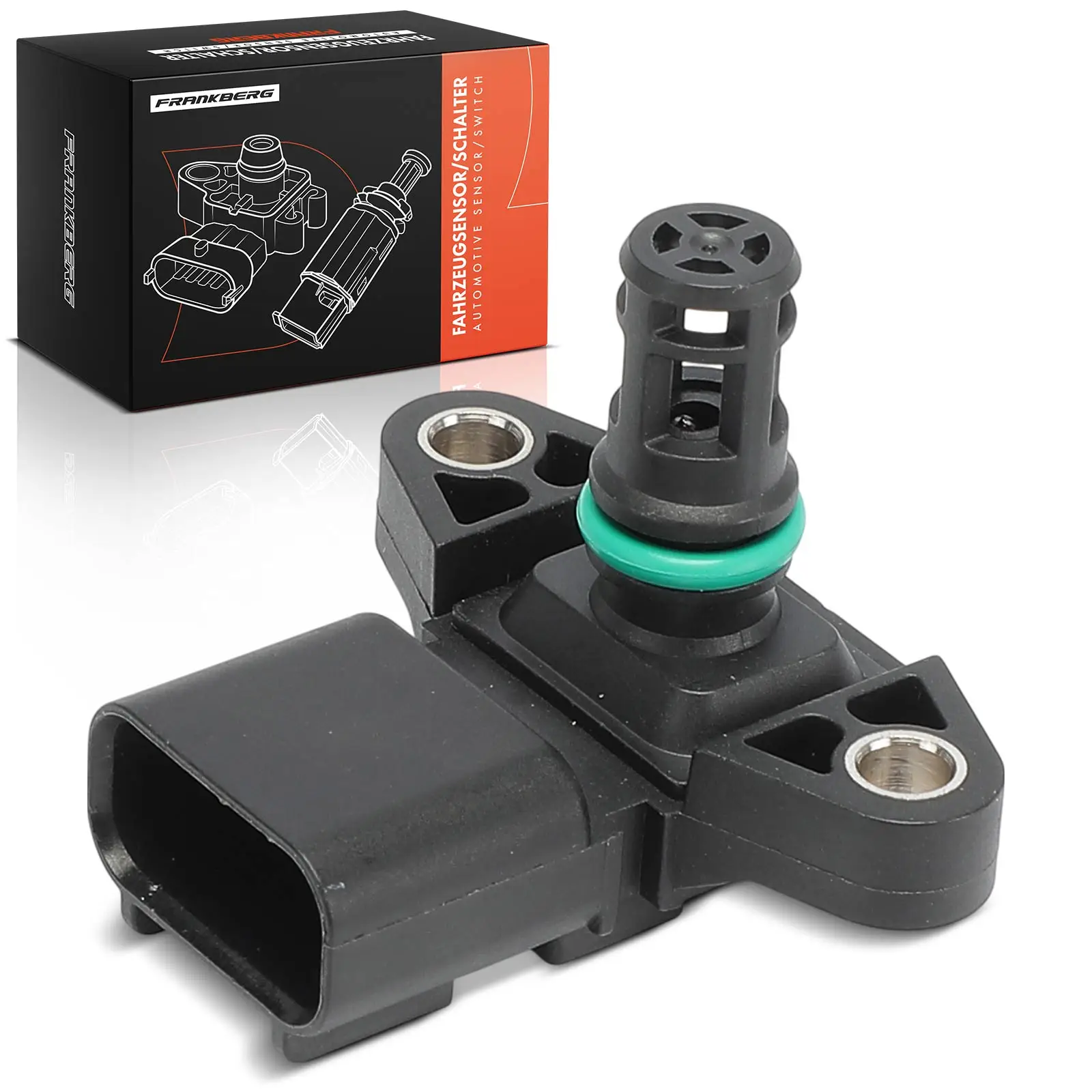 Frankberg 1x Sensor Druksensor Inlaatpijp Druk voor Ford Mondeo III Transit FB FA Jaguar X-Type 4138350 2207410 CC1A-9F479-AA