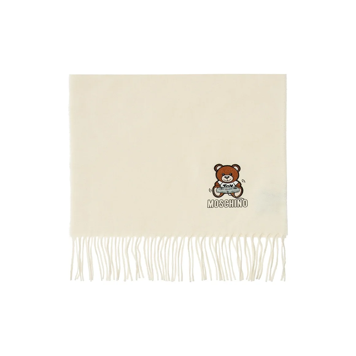 

MOSCHINO Knit Scarves Unisex Beige 50151-M5438-002