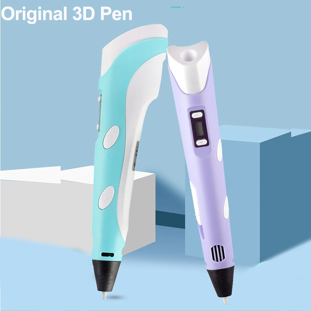 3D Pen DIY Drawing Pen With LCD Screen Compatible PLA ABS Filament Toys Safe Paiting for Children Kids Christmas Birthday Gifts